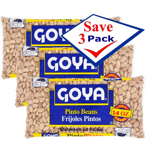 Goya Pinto Beans 14 Oz Pack of 3